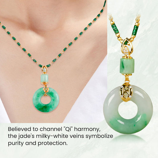 ⏳Begränsad tid 50 % Rabatt⏰Hetian Jade Prayer Peace Buckle📿