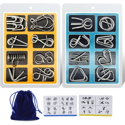 ⏳Tijdelijke Aanbieding⏰Kettingpuzzel: Ontwar de Metaal Links!⛓️