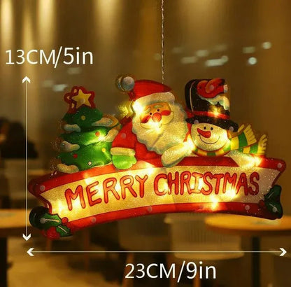 【🎅Julklappserbjudande】🎄Julbelysning för fönster