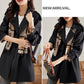 ⏳Tijdelijke Aanbieding⏰Afslankende Halflange Trenchcoat met Revers voor Vrouwen🧥