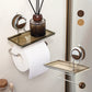 ⏳Tijdelijke Aanbieding⏰Toiletpapierhouder zonder gaten met plankje🚽