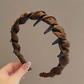 ✨ Haarband met strassstenen en tanden voor vrouwen