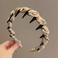 ✨ Haarband met strassstenen en tanden voor vrouwen