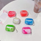 Lichtgevende drijfzand oordopjes hoes voor AirPods-serie