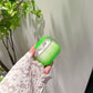 Lichtgevende drijfzand oordopjes hoes voor AirPods-serie