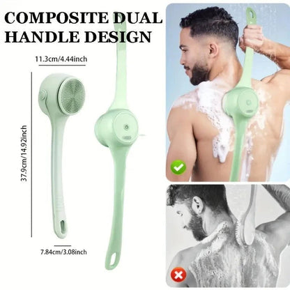 ⏳Tijdelijke Aanbieding⏰Elektrische exfoliërende badborstel met lange steel🪥