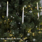 🎁Vroegtijdige kerstactie - 50% KORTING🎄Kerstboom ledkaarsen met heldere kristallen bolhaak