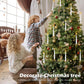 🎁Vroegtijdige kerstactie - 50% KORTING🎄Kerstboom ledkaarsen met heldere kristallen bolhaak