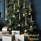 🎁Vroegtijdige kerstactie - 50% KORTING🎄Kerstboom ledkaarsen met heldere kristallen bolhaak
