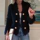 ⏳Tijdelijke aanbieding⏰Damesmode Button Tassel Korte Jas🧥