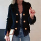 ⏳Tijdelijke aanbieding⏰Damesmode Button Tassel Korte Jas🧥
