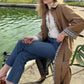 ⏳Spécial à durée limitée⏰Trench-coat femme simple boutonnage à revers🧥