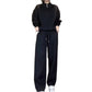 ⏳Tijdelijke Aanbieding⏰Korte sweatshirt & wijde broek set👚👖