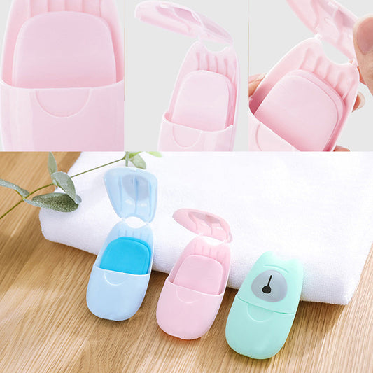 ⏳Tijdelijke Aanbieding⏰Wegwerp Reiszeep Vellen (Doosje met 50 stuks)🧼