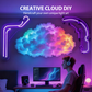 ⏳Begränsad tid 50 % Rabatt⏰Gör-det-själv USB-driven LED-belysning i form av åskmoln🌈☁️