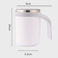 ⏳Begränsad tid 50 % rabatt⏰Automatisk magnetisk rörande kaffemugg med lock☕🌀