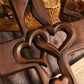 ⏳Begränsad tid 50 % Rabatt⏰Intertwined Hearts Träkors❤️✝️