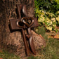 ⏳Begränsad tid 50 % Rabatt⏰Intertwined Hearts Träkors❤️✝️