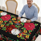 ⏳Begränsad tid 50 % Rabatt⏰Mexikansk blommig duk med vågig kant🏵️