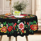⏳Begränsad tid 50 % Rabatt⏰Mexikansk blommig duk med vågig kant🏵️