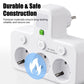 ⏳Begränsad tid 50 % Rabatt⏰Smart grenuttag med USB-portar🔌⚡