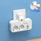 ⏳Begränsad tid 50 % Rabatt⏰Smart grenuttag med USB-portar🔌⚡