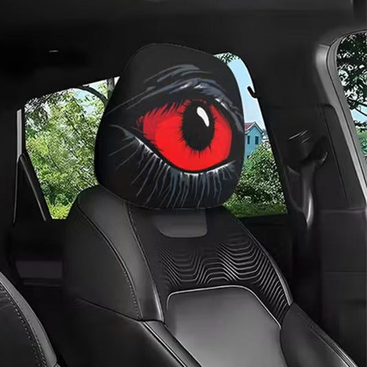 ⏳Begränsad tid 50 % Rabatt⏰Kusligt bilnackstöd med röda ögon 👁️‍🗨️🚗