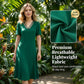 ⏳Begränsad tid 50 % Rabatt⏰Elegant V-ringad nätklänning för damer❤️👗